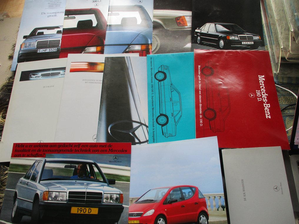 Brochures Mercedes 190-series, 2.3-16V, 200-series, S-class, SLK - Brochure - 1981 #1.0