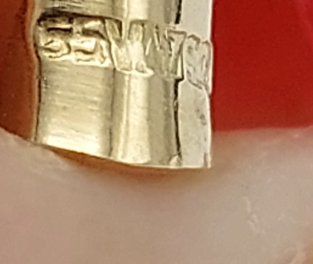 墜飾 - 18 克拉 黃金, 白金 #3.2