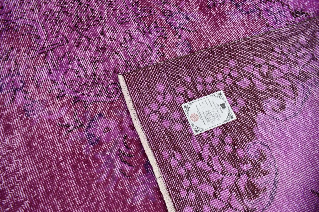 Różowy fioletowy Vintage √ Certyfikat √ Czysty jak nowy - Dywanik - 287 cm - 176 cm #3.1