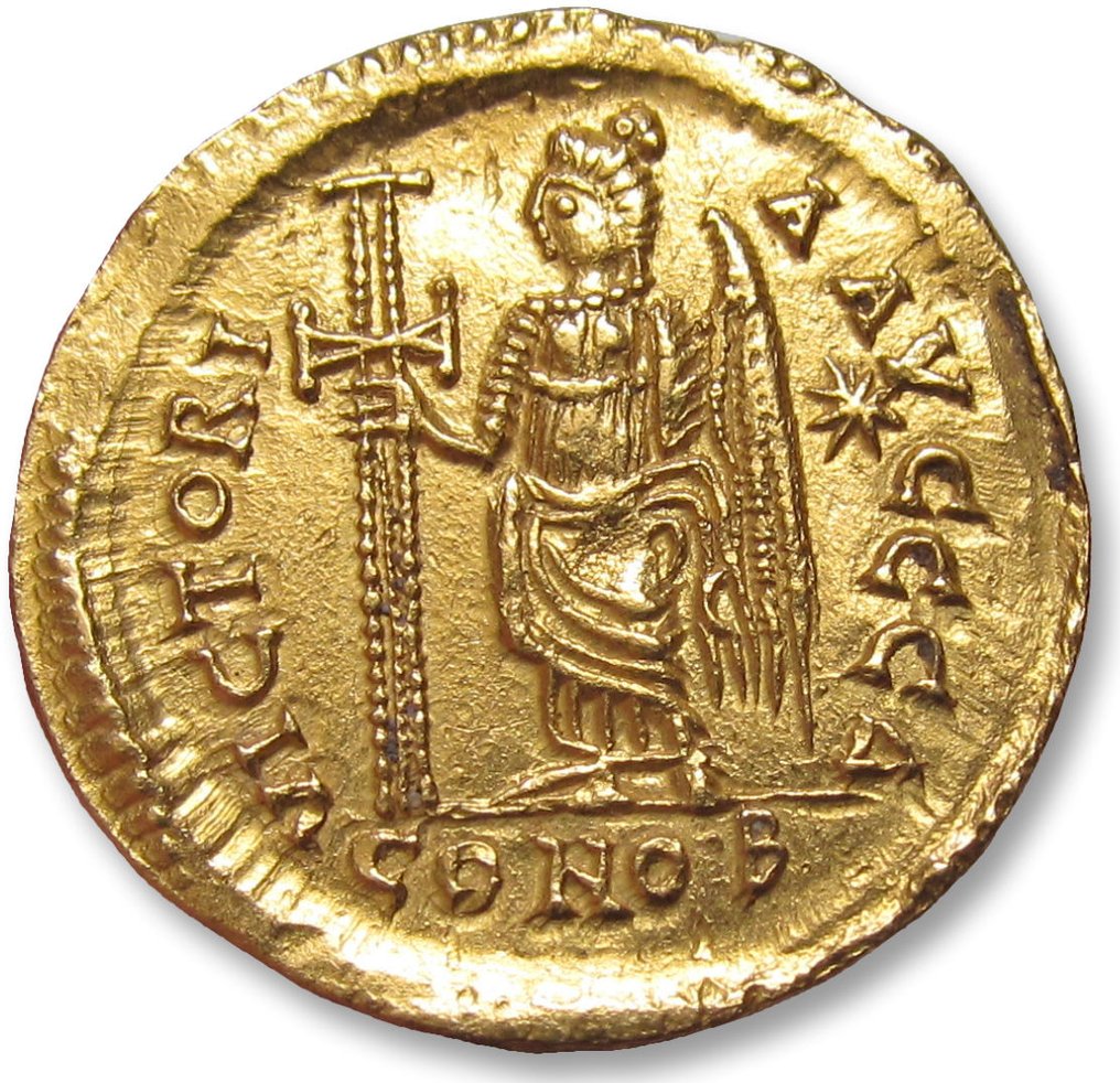 Impero romano. Zeno (474-491 d.C.). Solidus uncertain western mint (struck under the Ostrogoths) 476-491 A.D. - extremely rare - #1.2