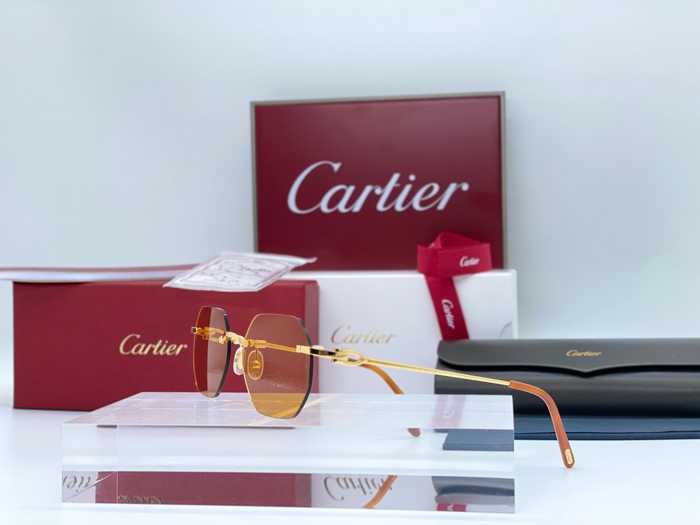 Cartier - Harmattan Gold Planted 18k - Sonnenbrille #2.1