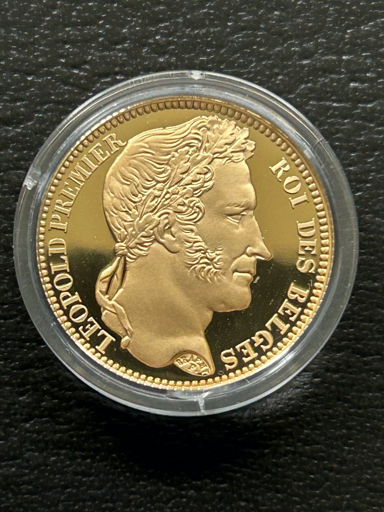 Belgium. 20 Francs dated 1834 Leopold I (1831-1865), Officiële herslag #1.1