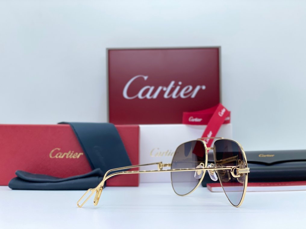 Cartier - Vendome Louis Gold Planted 24k - Okulary #3.2