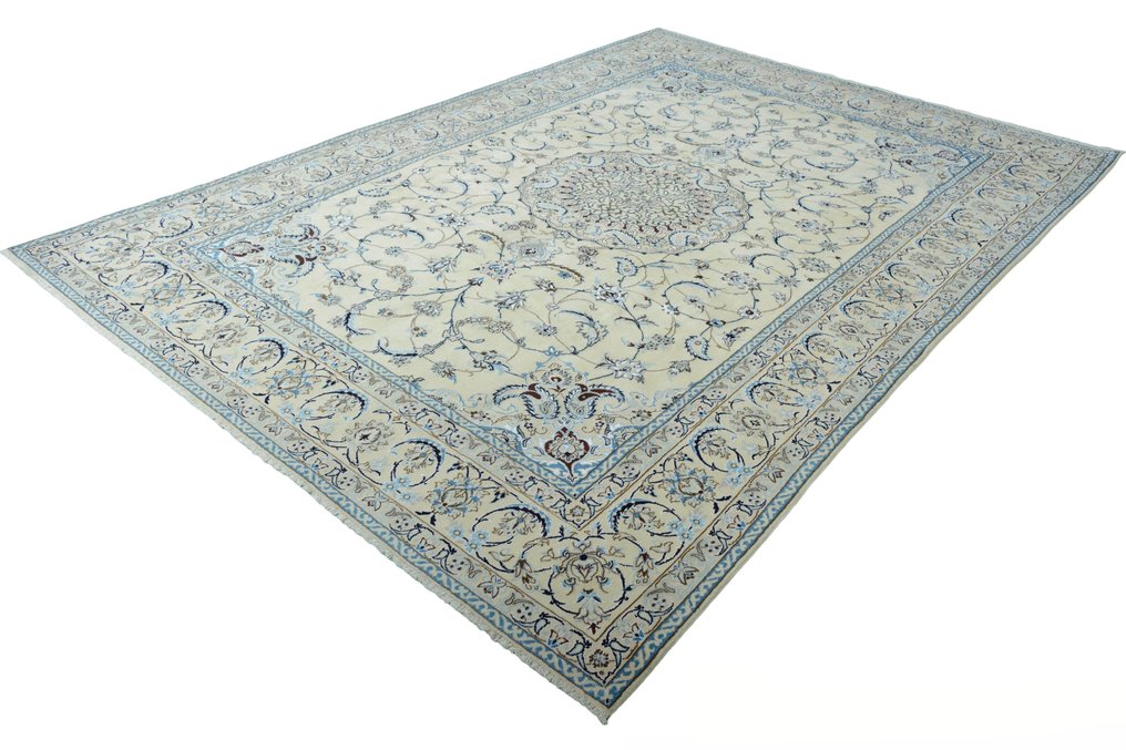 Nain - 非常精緻的絲綢波斯地毯 - 小地毯 - 356 cm - 246 cm #2.2