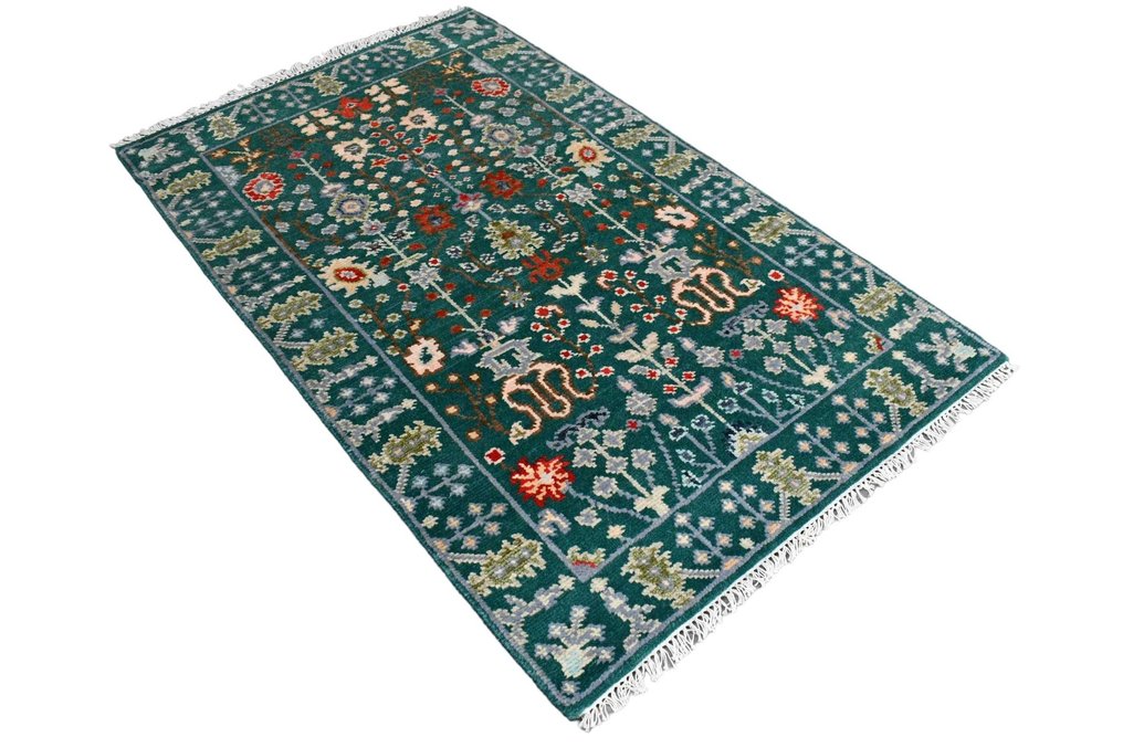 绿色阿塞拜疆语 - 未使用 - 小地毯 - 153 cm - 95 cm #2.1