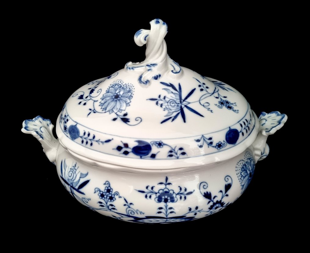 Meissen - Service de table - Terrine XL exclusive motif oignon - Porcelaine #3.2