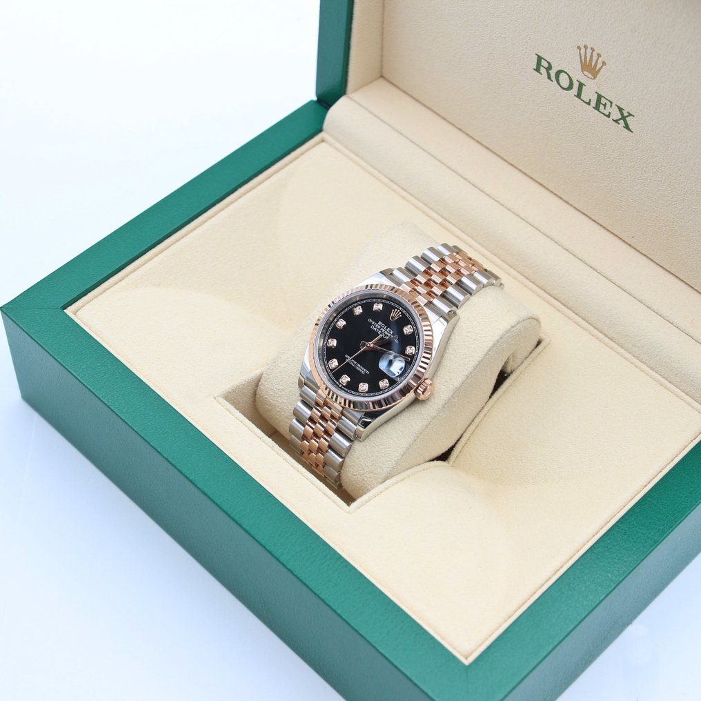 Rolex - Oyster Perpetual Datejust 36 'Diamonds Black Dial' - 126231 - Homem - 2011-presente #3.1