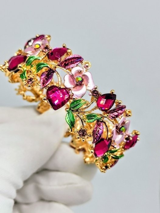 Joan Rivers - 鍍金, 水晶 - 手鈪 - 春天花园 #1.0