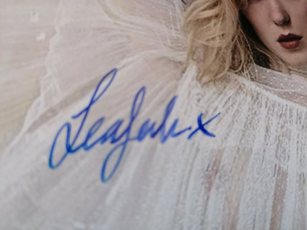Saját kézzel írt és aláírt levél (ALS) - James Bond - Autogramm Lea Seydoux and Shirley Eaton - 2002 #3.1