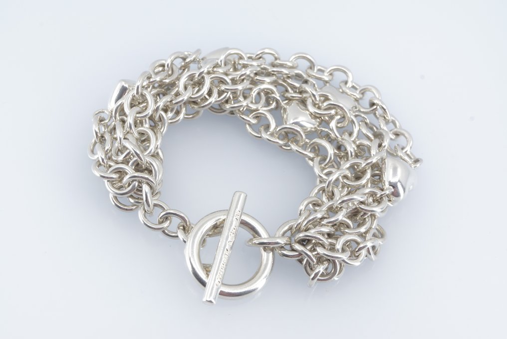 Tiffany & Co. - Bracelet - Multistrand Puffed Heart - Full Set Silver  #2.1