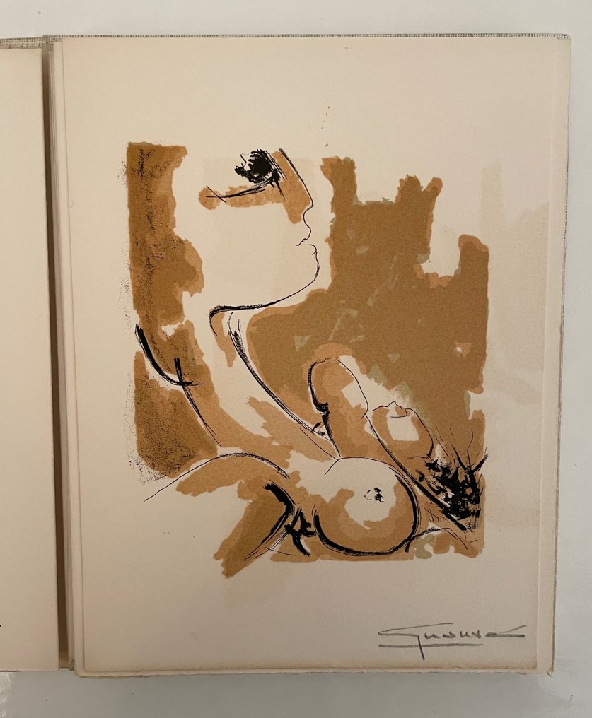 Signé ; Jean Breton / Antoni Guansé - La beauté pour réponse (avec 4 lithographies originales signées) - 1972-1972 #4.3