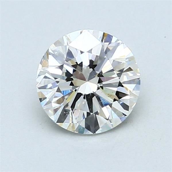 1 pcs Diamant - 1.01 ct - Rund - G - SI1 #1.1