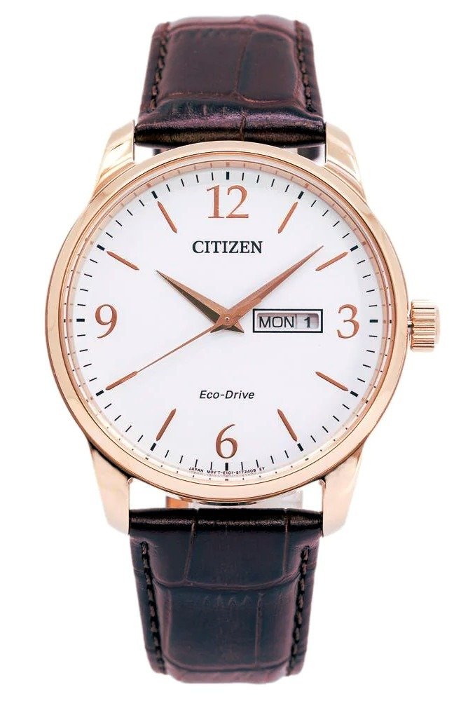 Citizen - Collezione Mille Miglia Day Date - Gold Plated - Eco Drive - Mænd - 2020+ #3.2