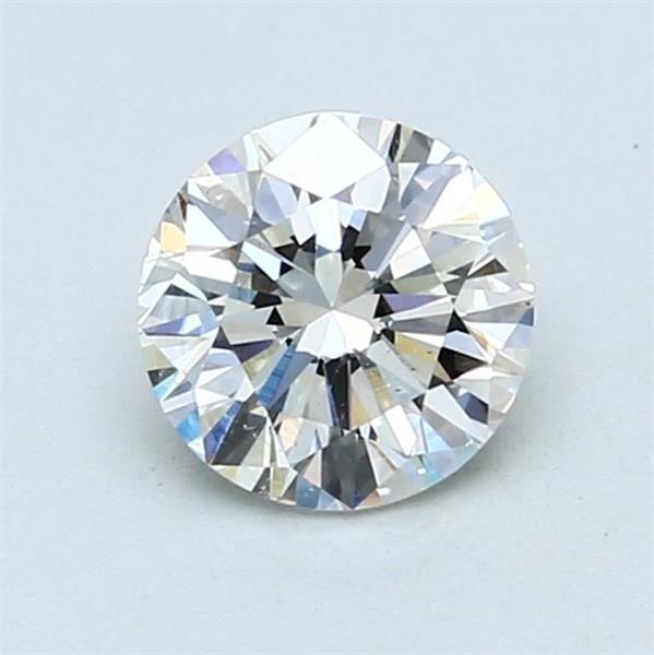 1 pcs Diamant - 1.01 ct - Rund - G - SI1 #1.2
