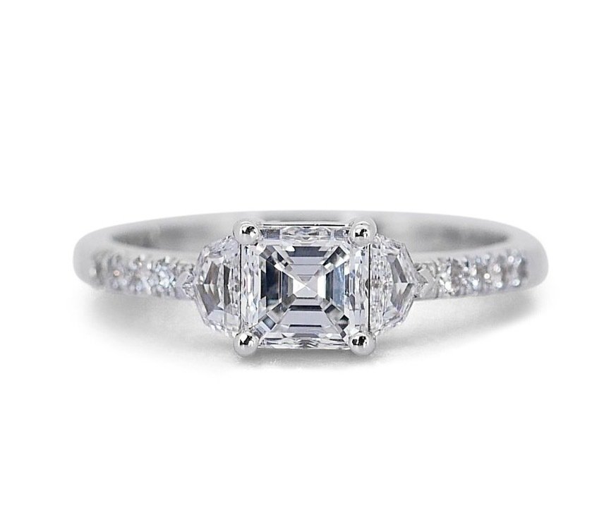 Ring Witgoud Diamant - Diamant #1.1