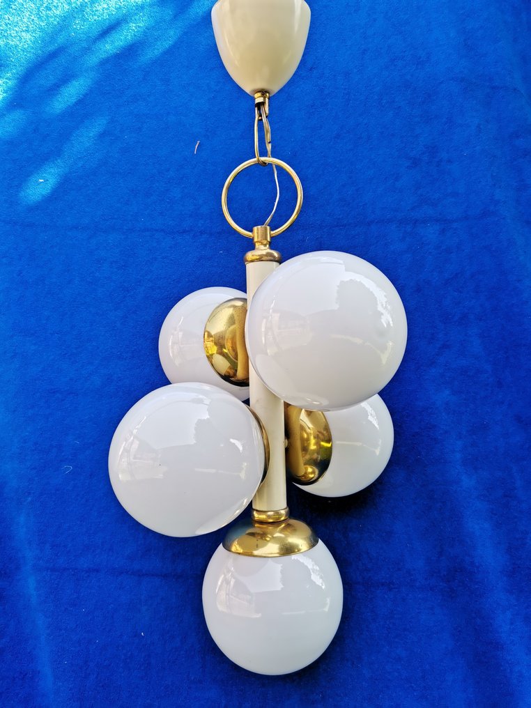吊灯 - 束 - 水晶, 金属, 黄铜 #1.1