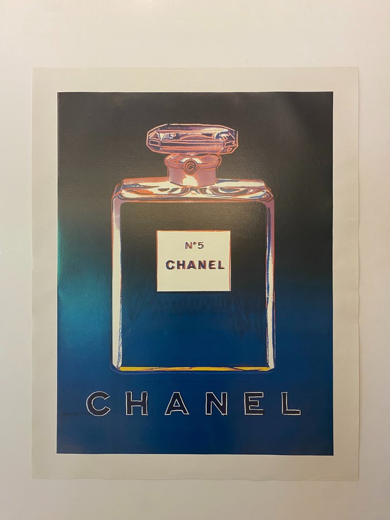 Andy Warhol - Chanel n. 5: Purple/Blue (linen backed on canvas) - Δεκαετία του 1990 #1.0