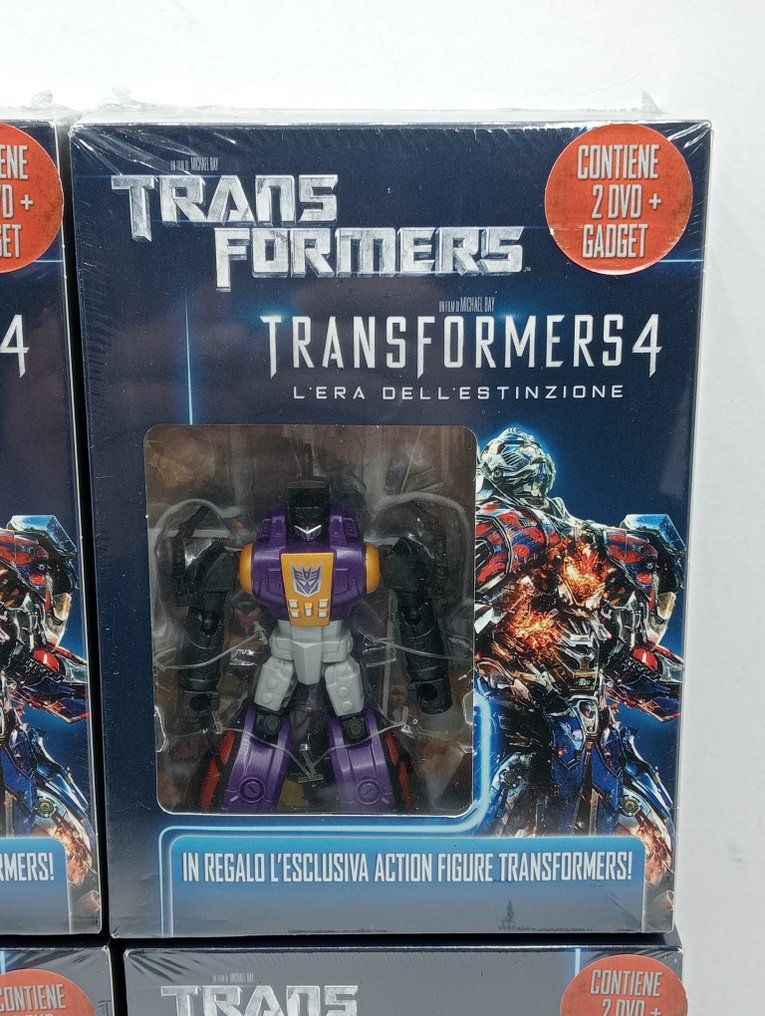 Brand Unknown - 玩具人偶 - Statuetta 4x Transformers "L'era dell'estinzione" DVD + Gadget - 塑料 #1.0