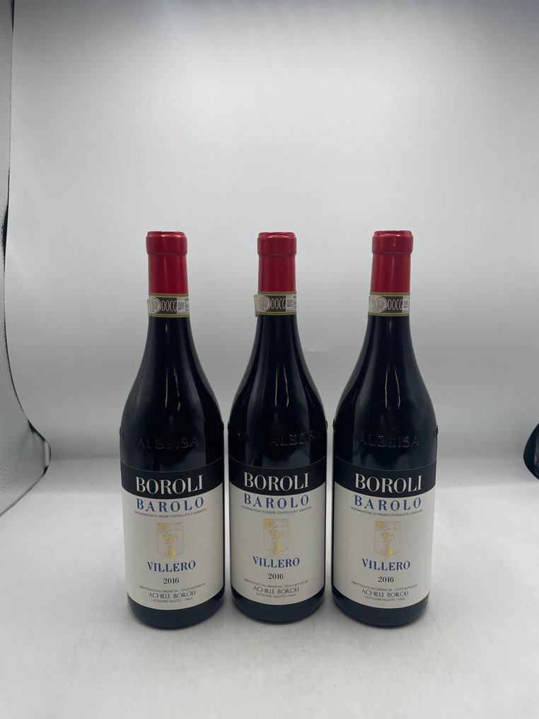 2016 Boroli, Villero - Barolo DOCG - 3 Bottiglie (0,75 L) #1.1