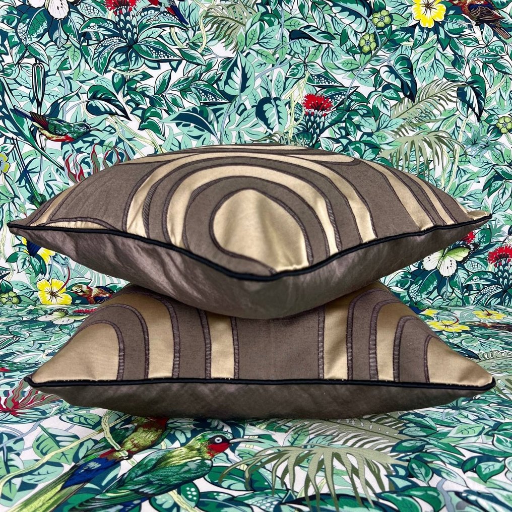 New pair of cushions made with Nobilis fabric - Cuscino #4.3