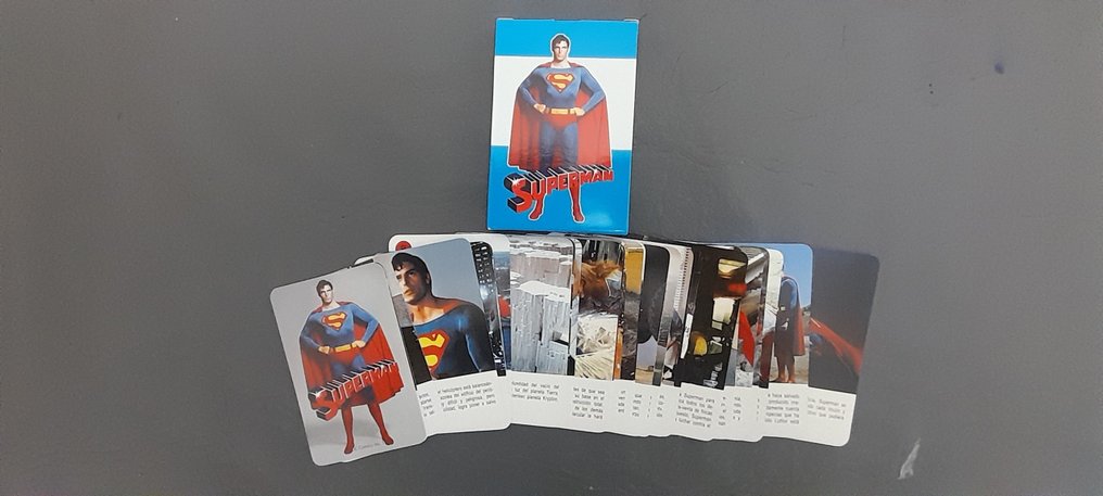 Cromy - the movie - Clark Kent superman - 218 Empty album + complete loose sticker set #3.1