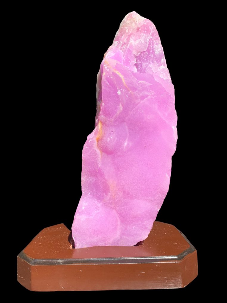 Meget sjælden naturlig pink aragonit høj kvalitet kæmpe rå Friform med stativ- 6.15 kg - (1) #1.1