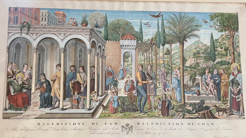 Francesco Nenci, after Benozzo Gozzoli (XIX) - Maledizione di Cam #1.0