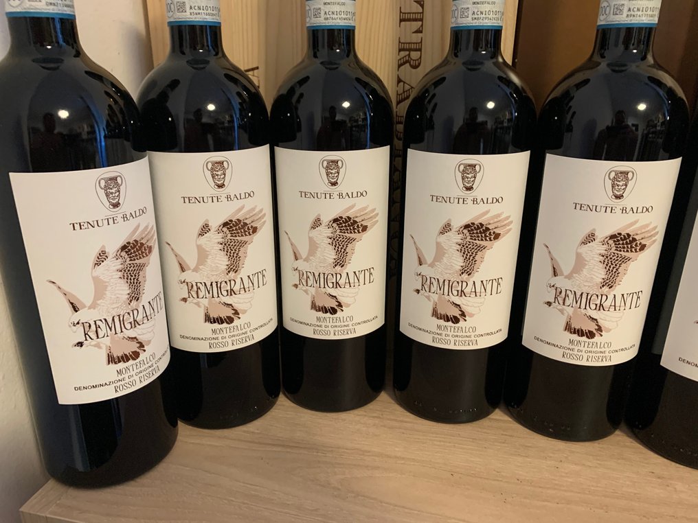 2019 Tenute Baldo "Remigrante" Montefalco Rosso - Umbria Riserva - 9 Bottiglie (0,75 L) #2.1