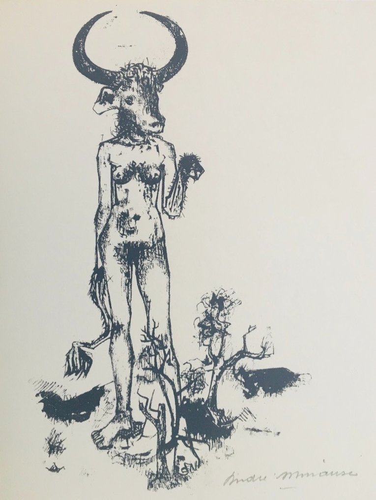 André Minaux (1923-1986) - Io - Sérigraphie originale signée #1.0