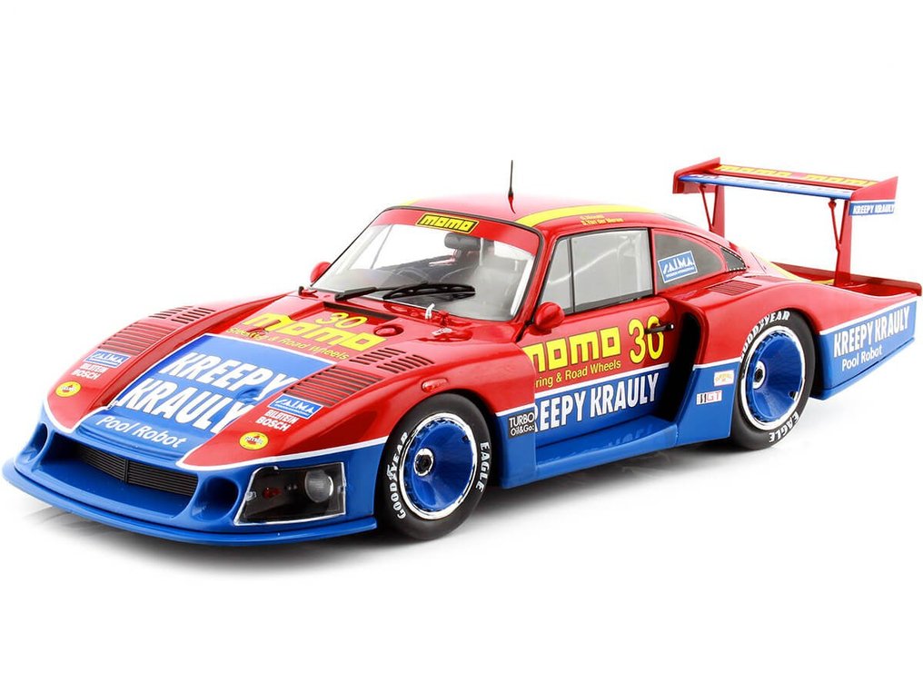 Solido 1:18 - Modellino di auto da corsa - Porsche 935 Mobydick #30 6H Mid Ohio 1983 - Modello in pressofusione con porte apribili #2.1
