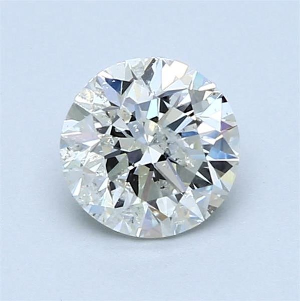 1 pcs Diamant  (Naturlig)  - 1.03 ct - Rund - I - SI3 - Antwerp International Gemological Laboratories (AIG Israel) #1.2