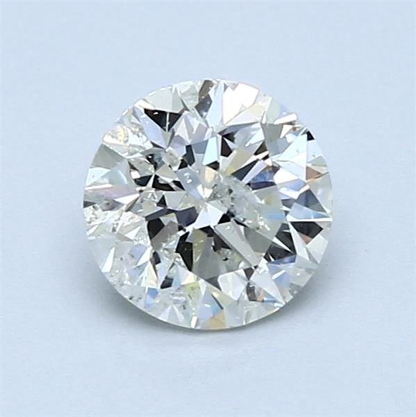 1 pcs Diamant  (Naturlig)  - 1.03 ct - Rund - I - SI3 - Antwerp International Gemological Laboratories (AIG Israel) #1.1
