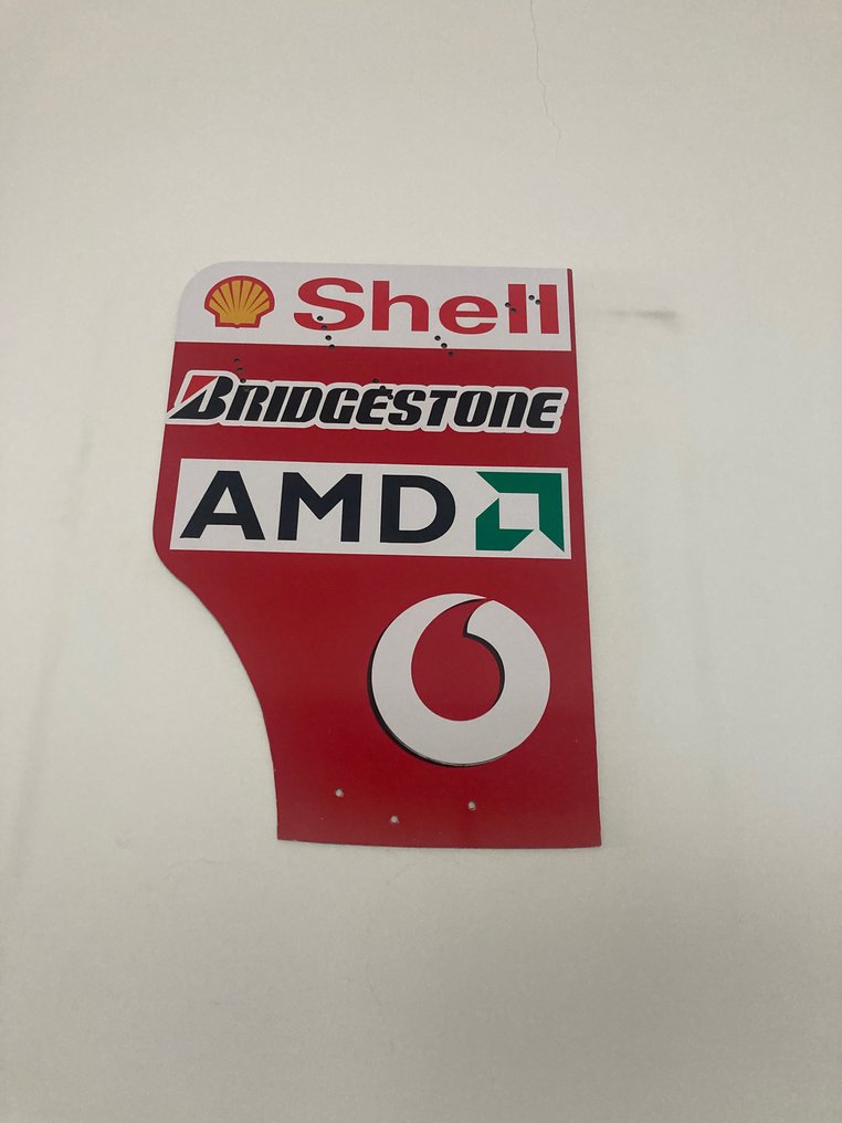 Ferrari - Michael Schumacher - Replik-Hinterflügel-Endplatte  #1.0