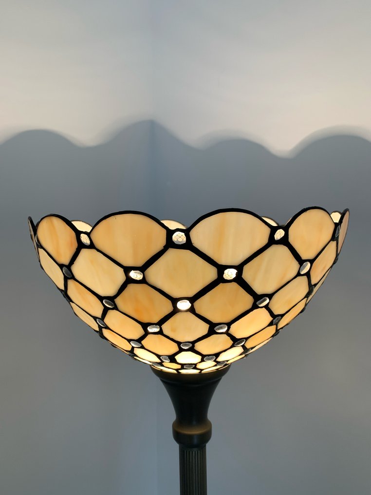 Tiffany Style Staande lamp Glasinlood Catawiki