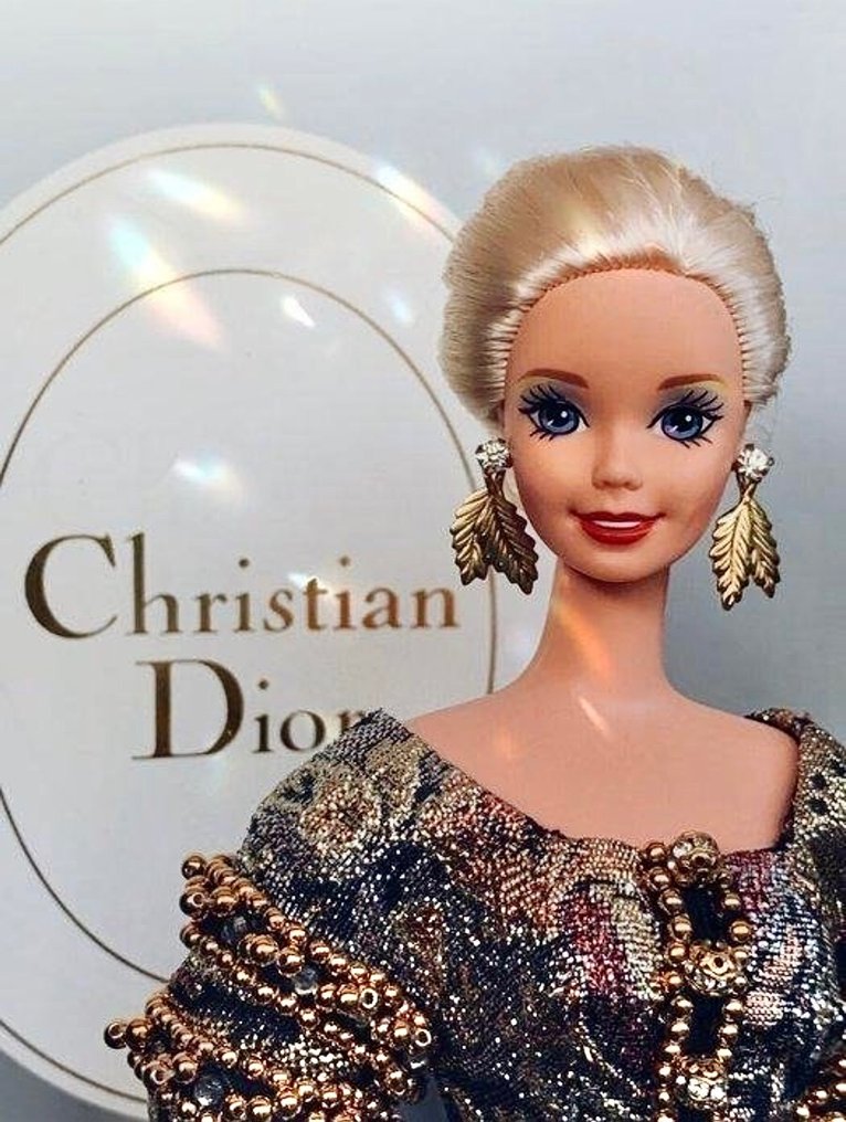 Mattel  - Barbie dukke Magnificent Christian Dior Haute Couture 1995 Limited Edition Mint Condition Doll #1.2
