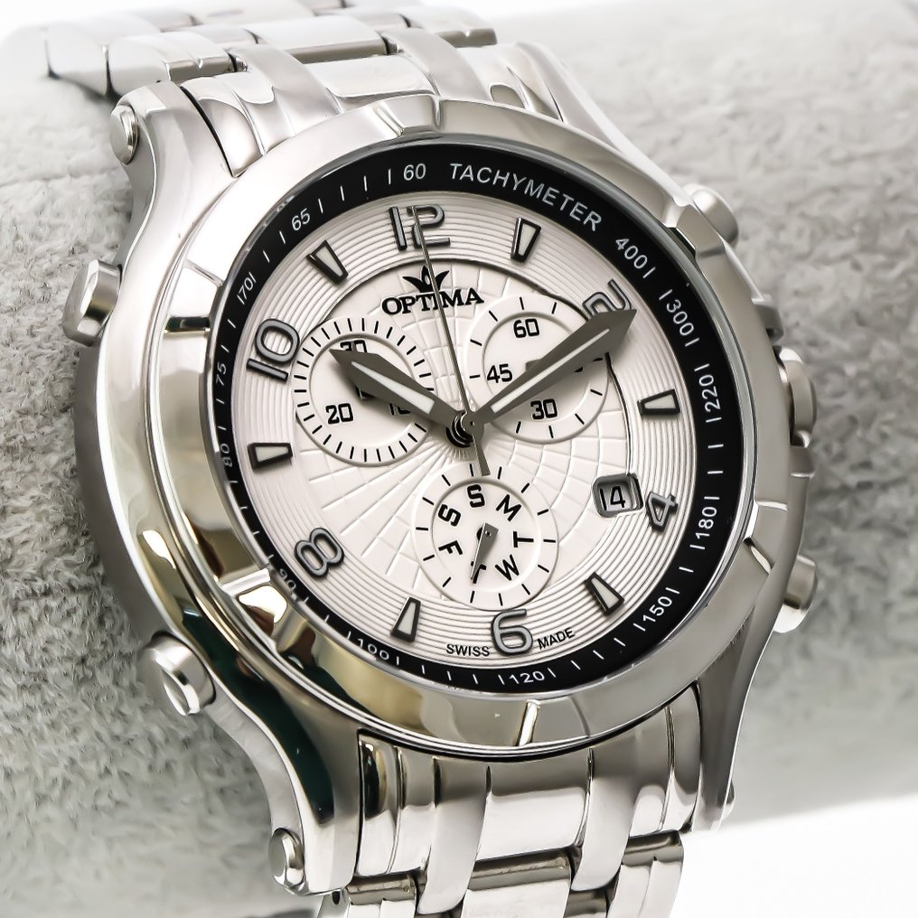 Optima - Swiss Chronograph Watch - OSC301-SS-1 - χωρίς τιμή ασφαλείας - Άνδρες - 2010-2020 #1.0