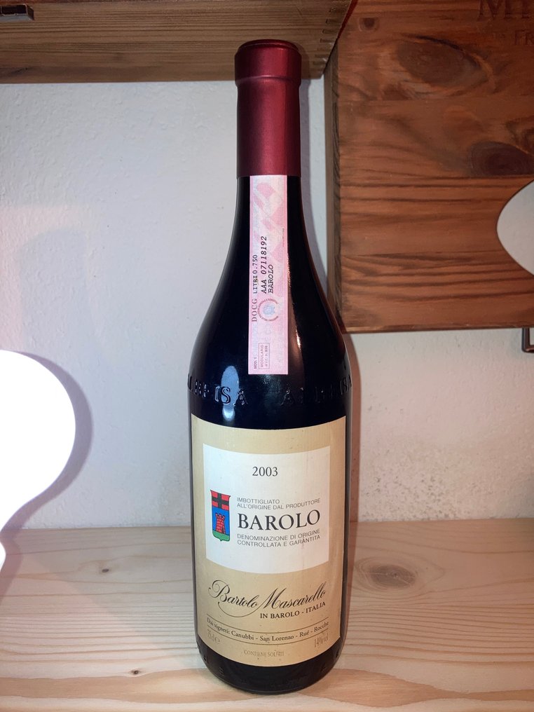 2003 Bartolo Mascarello - 巴羅洛 - 1 Bottle (0.75L) #1.0