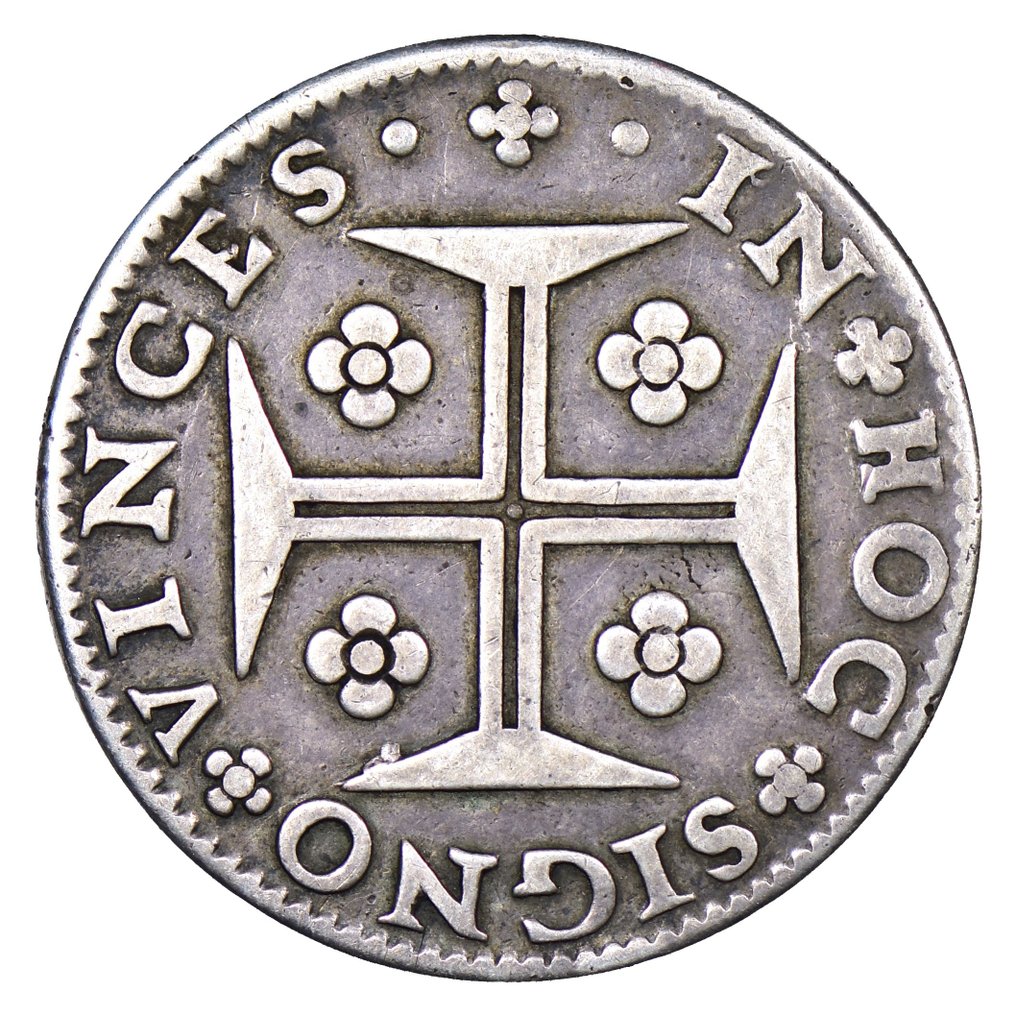 Portogallo. Pietro II del Portogallo (1683-1706). Cruzado Novo (480 Reis) 1706 - Lisboa - Escassa #1.2