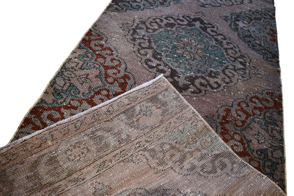 長波西米亞風復古-乾淨如新 - 長條地毯 - 371 cm - 82 cm #3.2
