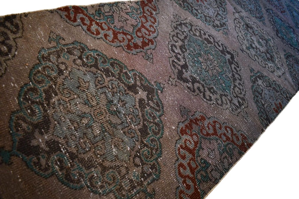 長波西米亞風復古-乾淨如新 - 長條地毯 - 371 cm - 82 cm #2.2