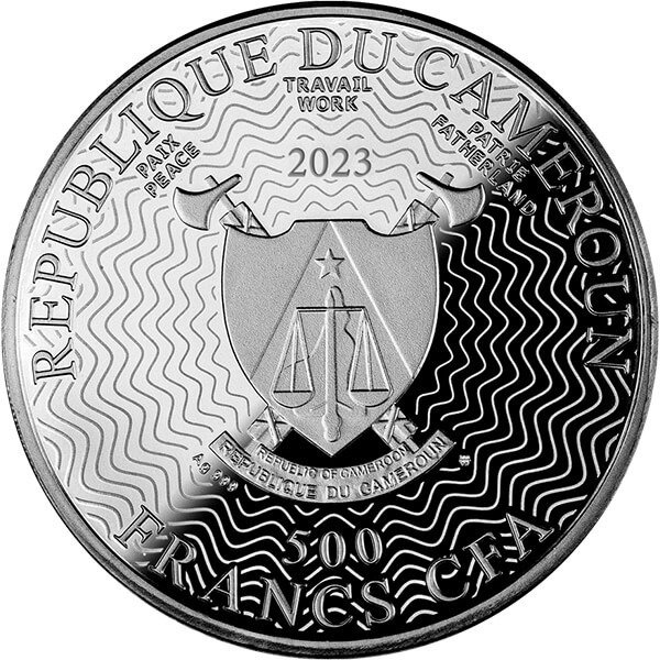 Cameroon. 500 Francs 2023 Nicolaus Copernicus, (.999) Proof (Sem preço de reserva) #1.0