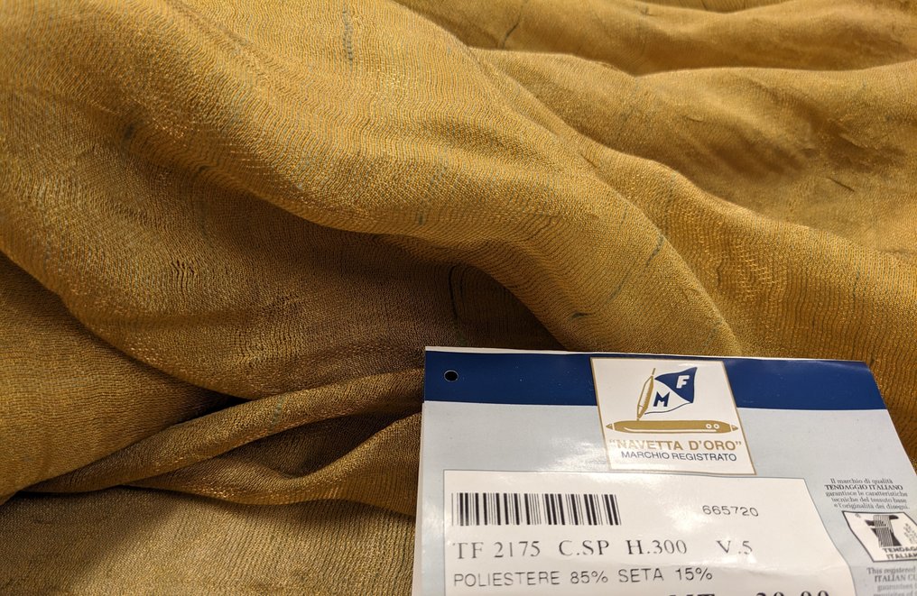 Elegante tendaggio in Misto Seta Vintage - Têxtil  - 620 cm - 300 cm #2.1