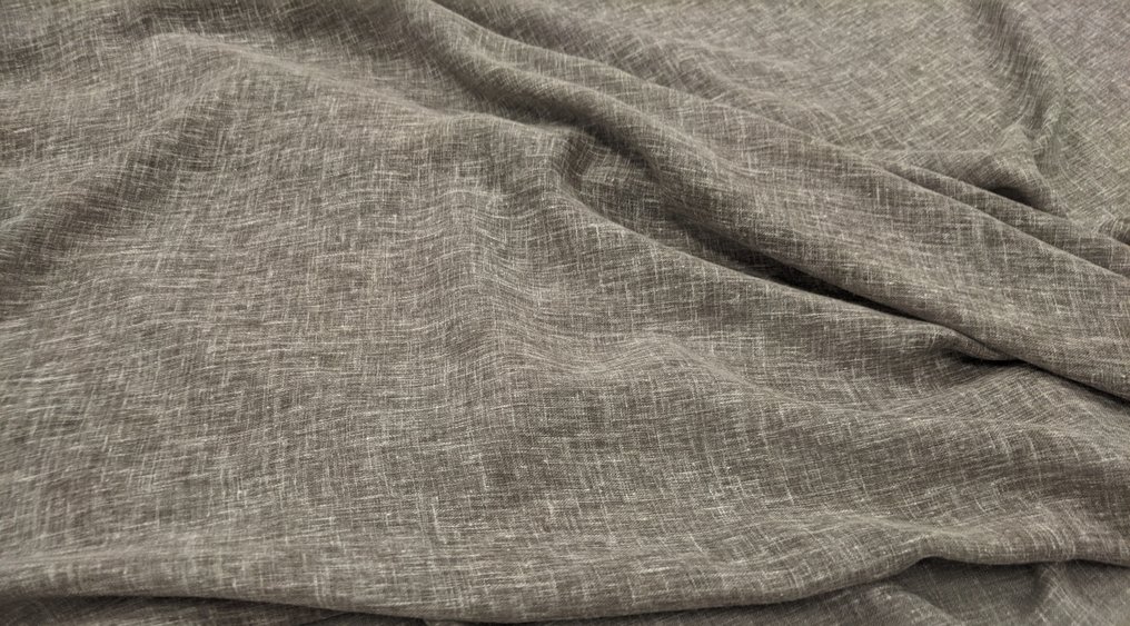 Taglio tendaggio in morbidissimo misto lino  645 x 310 cm - Textil  - 645 cm - 310 cm #3.1