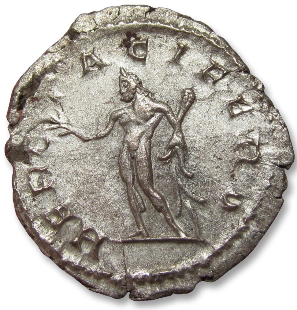 Rooman imperiumi. Postumus (260-269). Antoninianus Treveri or Cologne mint 262 A.D. - HERC PACIFERO - #1.1