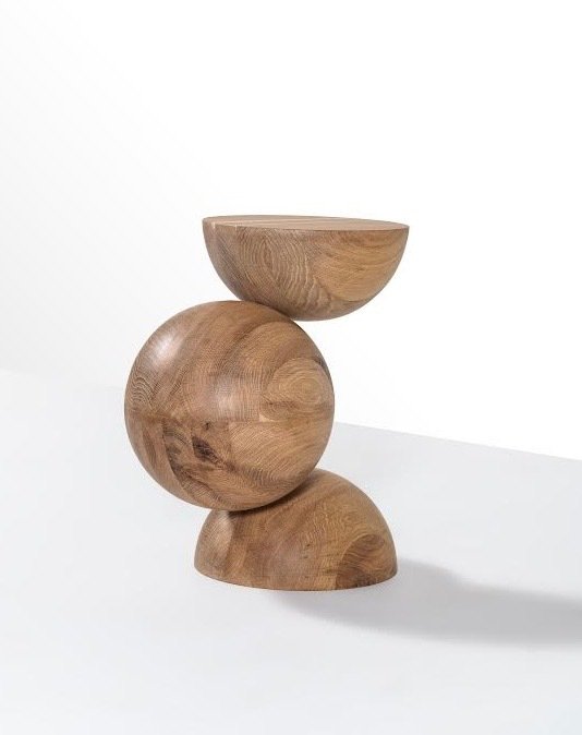 domum interior and furniture - Sebastian landuydt - Table d'appoint - Eclipse - Chêne #1.0