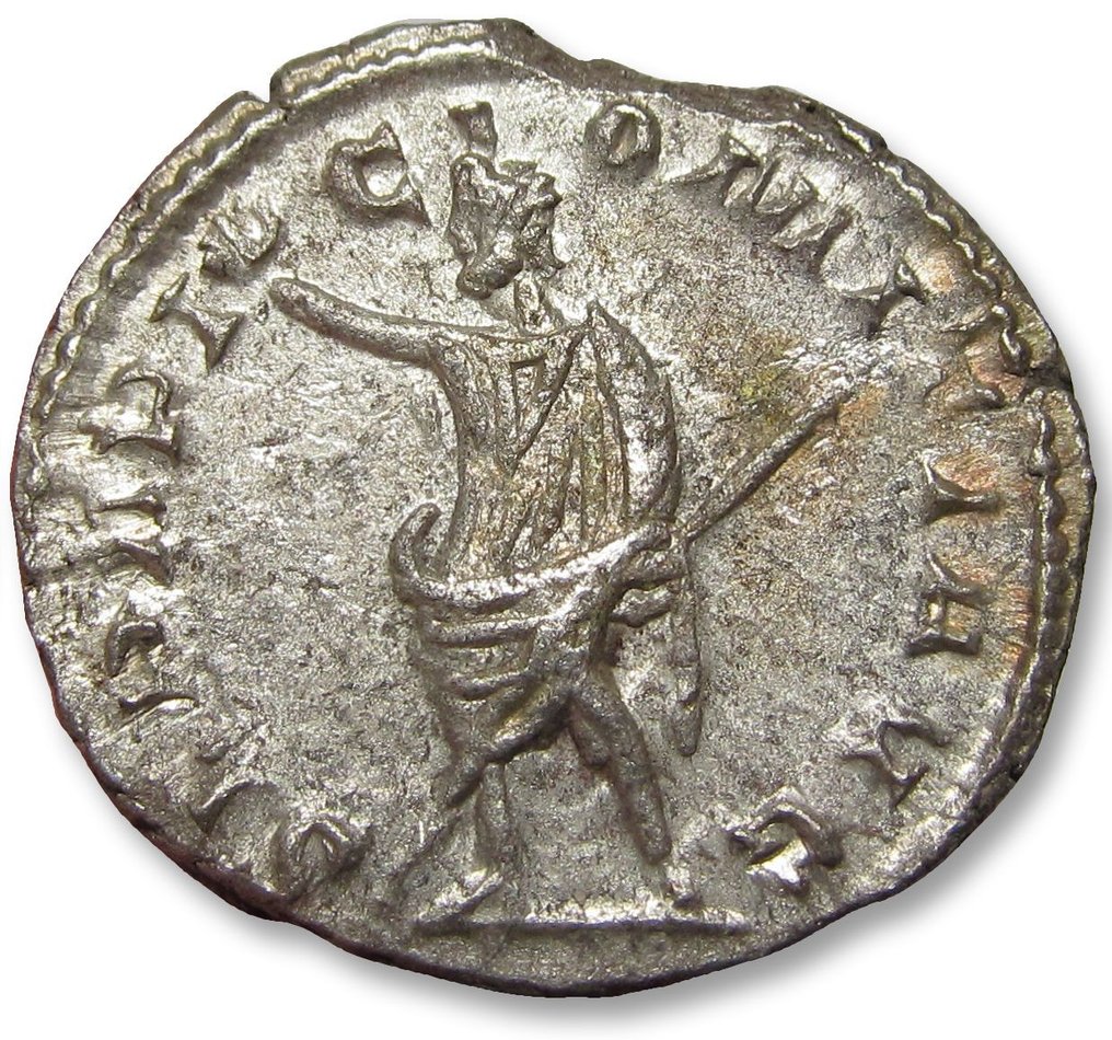 羅馬帝國. 波斯圖穆斯 (AD 260-269). Antoninianus Colonia Agrippinensis mint circa 266 A.D. - SERAPI COMITI AVG - #1.1