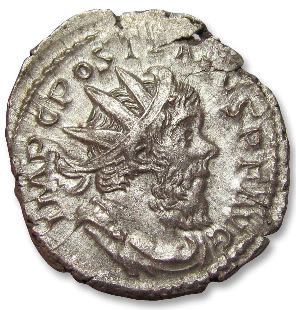 Rooman imperiumi. Postumus (260-269). Antoninianus Treveri or Cologne mint 262 A.D. - HERC PACIFERO - #1.2