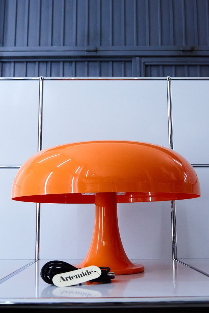 Artemide - Giancarlo Mattioli - Table lamp - Nesso - Orange - Polycarbonate #3.2
