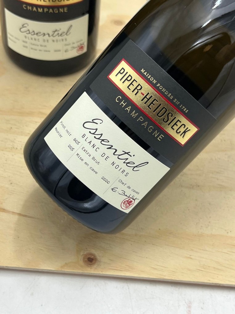 Piper Heidsieck, Extra Brut "Essentiel" - Champagne Blanc de Noirs - 3 Bottiglie (0,75 L) #1.2