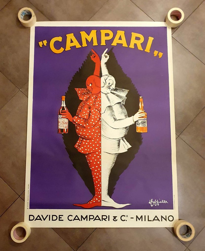 Leonetto Cappiello - "Campari" - Manifesto anni '50 in grande formato #1.2